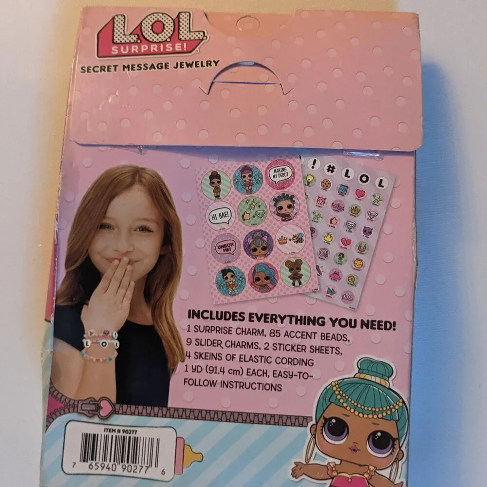 NWT LOL Surprise! Secret Message Jewelry Pink L.O.L. Dolls Crafts Toys Kit NEW